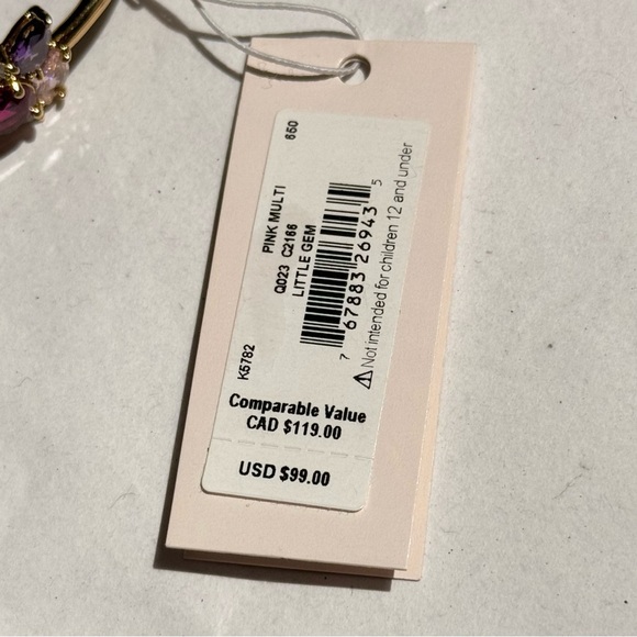 NWT Kate Spade Little Gem Hinged Cuff Bracelet - Picture 7 of 7